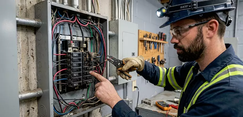 Breaker Box Short Circuit Repair in Lakeland