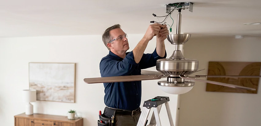 Ceiling Fan Light and Switch Repair in Lakeland